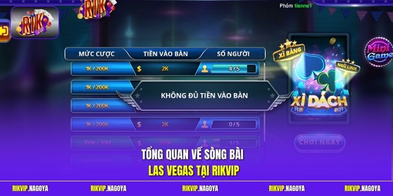 Tổng quan về sòng bài Las Vegas tại Rikvip